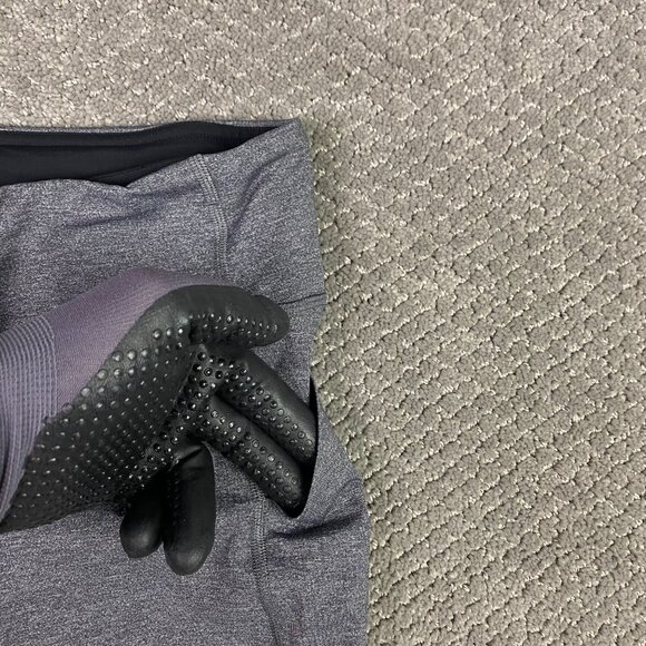 Lululemon Pace Rival Crop 22" Women's Size 6 Heathered Grey Black Gray Leggings - Picture 5 of 13